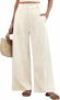 heekpek Pantaloni Lino Donna Estivi Larghi Pantaloni Leggeri Elastico Vita Alta Lunghi Gamba Larga Eleganti Pantalone Bottoni Solido Sciolto Freschi Comodi con Tasche – B0GJYWJBLC