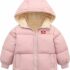 Happy Cherry Ragazze Cappotto Invernale con Cappuccio Rimovibile Bambina Giacca Calda Antivento Elegante Parka Lungo 6-11 Anni – B0FPL8K6C1