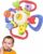 Infinno Sonaglio Dentizione Neonato 0-12 Mesi,Gioco Sensoriale Montessori in Silicone Alimentare,BPA Free-Regalo Bambino – B0FMK118PR