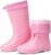DREAM PAIRS Kids Stivali da Pioggia con Cordoncino Regolabili Stivali da Pioggia in Gomma Leggera Antiscivolo per Ragazzi e Ragazze – B0D5R5ZKMQ