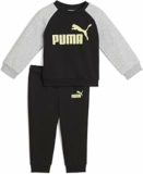 PUMA Minicats Ess Raglan Crew Set Fl Inf Abiti in maglia Unisex – Bimbi 0-24 (Pacco da 1) – B0DJRKPGN4