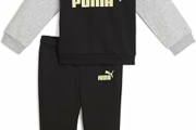 PUMA Minicats Ess Raglan Crew Set Fl Inf Abiti in maglia Unisex – Bimbi 0-24 (Pacco da 1) – B0DJRKPGN4