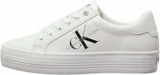 Calvin Klein Donna Sneakers Vulcanizzate Vulc Flatform Laceup Low Lth Zeppa – B0BHSBGKSL