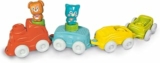 Clementoni Clemmy-Soft Animals Train-Gioco Prima Infanzia 6 Mesi (Italiano, Inglese, Francese, Tedesco, Spagnolo, Olandese E Polacco), Made in Italy, Multicolore, 80516, Esclusivo Amazon – B0B2F32FRS