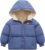 Kids4ever Cappotto Invernale per Bambina e Bambino Giacca con Cerniera e Cappuccio Antivento in Caldo Pile Tuta da Neve con Due Tasche 6 Mesi-5 Anni – B0CHRZ1DV2