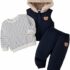 Chicco Completo Tuta Bambino, Felpa con Pratica Chiusura a Zip e Pantaloni, in Morbido Cotone Non Felpato, Ideale per Primavera e Autunno, Designed in Italy, Abbigliamento Bambini – B0D4F4N5R5