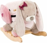 Nattou Dondolo per bambini Nina Il Coniglietto, 10-36 mesi, 62 x 32 x 52 cm, Beige/Rosa, 987295 – B01M0GDHJG