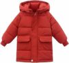 Piumino per Bambini Ragazze Fodera in Pile Giacca con Cappuccio – B0HF4SKZM1