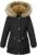 Vancavoo Cappotto Bambina Invernale Giubbotto di Piumino Giacca con Cappuccio Calda Parka per 6-12 Anni – B0FC2KNJ87