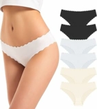 TANSTC Mutande Donna Invisibile Slip A Vita Bassa Senza Cuciture Mutande Elastico Brief Femminili Pantaloncini Pacco da 6 – B0D4D5363C