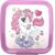 Fackelmann Lunch Box Quadrato “Unicorni” 1.43L, 13,5×12,5×8,5 cm – Portamerenda Bambini in PP con Clip – Ideale Scuola, Gite -Contenitore merenda, Lavaggio a Mano, Linea Mini Cooking – B0FFT2FNTC