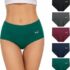 NUOZA Mutande Donna Cotone Vita Alta Slip Pacco da 5 Intimo Culotte Donna Mutandine Elastico Pancia Piatta Underwear – B0DRCS4JQL