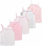 Tolmaiertu 2-10 Anni Cannottiera da Bambina in Cotone Canotta Intima Morbido Traspirante Bambini Canottiere Confezione da 5 – B0DH52Y8QM