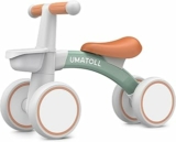 Umatoll Bicicletta Senza Pedali per 1 Anni, Bicicletta Equilibrio per Bambini 12-24 Mesi con Cestino, Giocattolo per Bici per i più Piccoli Baby, Primo Regalo di Compleanno (Verde) – B0BXGNLGB5