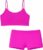 Risalti Set Top Bambina e Pantaloncini in Microfibra – Top e Culotte Bambina Morbidi, Completo Intimo Bimba Senza Cuciture ed Etichette, Bracciali Colorati Omaggio – Made in Italy – B0DCCBYDP2