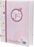 Chicco Libro Nascita Per Neonati E Bambini, Album dei Ricordi, Diario Con Spazi Per Note E Fotografie, Rosa, ‎27.5x25x3 cm, Idea Regalo – B009FWE21M