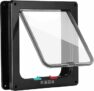 Sportello per gatti, con chiusura magnetica a 4 vie, facile installazione, porta per animali domestici da parete, porta in legno, porta interna in legno Upvc, pareti in mattoni, porte in – B0GDZVJ1VN