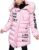 ShallGood Cappotto invernale da ragazza giacca piumino autunno inverno cappotto con cappuccio caldo per bambini parka outerwear lungo capispalla giacca per bambini – B07K2XHNC9