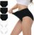 NUOZA Mutande Donna Cotone Vita Alta Slip Pacco da 5 Intimo Culotte Donna Mutandine Elastico Pancia Piatta Underwear – B0DR8BQT1N