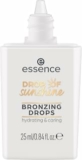 essence DROP OF sunshine BRONZING DROPS – Per un glow effetto baciata dal sole – Idratanti – Con glicerina e profumo di cocco – Cosmetica vegana – 25 ml – B0D6NF89NR