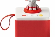 FABA Raccontastorie, Cantastorie per Bambini con contenuti Audio da 0 a 10 Anni, Cassa Audio con Personaggio Sonoro Ele l’Elefante, Gioco educativo Musicale, Versione Italiana – B07YF3JY7J