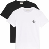 Calvin Klein Donna T-Shirt Maniche Corte Confezione da 2 Logo Tee con Scollo Rotondo – B0DK42QMSM