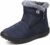 LAZAZAFI Stivali Ragazze Ragazzi Invernali Stivali da Neve Impermeabili Caldo Peluche Bambini Stivaletti All’aperto Antiscivolo Scarpe Trekking – B0DF2N1C6H