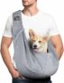 Borsa da Viaggio per Cani, Regolabile Borsa da Viaggio per Cani Piccola, Reversibile Borsa a Tracolla Porta Animali Domestici, per Cane/Gatto Fino a 7.5 KG, per Viaggio, Ciclismo, Passeggiata – B0DFYLZ8XH