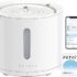 PUPPY KITTY Distributore Automatico Cibo Gatti, 2.4G WiFi Dispenser Cibo Gatti Collegare APP con 10S Registrazion, Ciotola in Acciaio Inossidabile 304, 1-10 Pasti al Giorno, 3L – B0D2L2C679