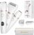 MAXGROOM Rasoio Elettrico Donna per Parti Intime 3 in 1, Bianco – B0FZJW6QRX