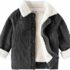 amropi Bambini Ragazzi Inverno Piumino Imbottito Lungo Cappotto con Pelliccia Cappuccio per 2-12 Anni – B0814VPCZT