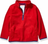 Amazon Essentials Bambini e Ragazzi Giacca Invernale Modello Pullover con Zip Corta in Pile – B096WL3Z1Z