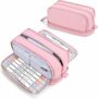 Sciphylia Astuccio Astuccio Grande Capacità Astucci Bambini Ragazzo con 4 Scomparti Astuccio Materiale Scolastico Stazionario Ufficio Trucco Borsa Astucci per Università Studente Donna Uomo – B0BWXVDK51