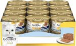 GOURMET Gold – Cibo Umido Gatto Adulto, Mousse con Pesce dell’Oceano. 24 Lattine da 85 g – B01MG4A511
