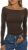 Aottori Maglia Donna Scollo a Barca Coste T Shirt Maniche Lunghe – B0FC2WTQ63