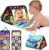 URMYWO Giochi Montessori Neonato 0 3 6 12 Mesi, Libro Sensoriale con Specchio, Tummy Time Morbidi di attività Giocattoli Educativi Interattivo Regali – B0DF7G15MC
