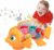 Giochi Musicali Bambini 123 Anno,Giochi per Gattonare con Musica e luci,Pesce Giocattolo per Neonati 6 9 12 18 Mesi,Regali di Compleanno Educativi con Luci e Musica,Movimento di Braccia e Coda – B0B7181DKX