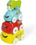 Clementoni Baby Veicoli attività, Macchinine per Bambini 10+ Mesi, Gioco Prima Infanzia Made in Italy, Play for Future, 4 Mezzi Impilabili per Sviluppare Coordinazione, Manualità e creatività, 17111 – B01FJVZ48C