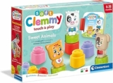 Clementoni Soft Clemmy – Sweet Animals, Play Set Bambini 6-36 Mesi, con 6 Mattoncini per Costruzioni e 3 Personaggi, Gioco Prima Infanzia Made in Italy, per Stimolare i Sensi dei più Piccoli, 17849 – B0BV7JY14R