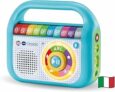 VTech Music’Kid dello Zecchino d’Oro, Lettore MP3 Bambini con 40 Brani Originali dello Zecchino D’Oro, Modalità Registrazione, Walkman Bambini Bluetooth, Lingua Italiana, Batterie Incluse, 2-6 Anni – B0D928P1F6