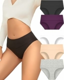 Sth Big Mutande Donna Cotone Slip Donna Cotone Brasiliana Vita Alta Slips Traspirante Intima Confezione da 5 Slip – B0FJ5MWLNY