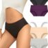 NUOZA Mutande Donna Cotone Vita Alta Slip Pacco da 5 Intimo Culotte Donna Mutandine Elastico Pancia Piatta Underwear – B0DR89WN3Y