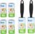 Nobleza Rullo Peli Animali Set 540 Fogli – 2 Manici per Famiglie | con 6 ricariche da 90 fogli, Super adesivo per catturare peli da tappeti, letti e superfici grandi, Leva peli Cani e Gatti – B08L5ZNWS3