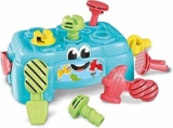 Clementoni – Banchetto Svita Avvita, Gioco per Bambini con Martello, Cacciavite e Chiave Inglese, 6 Accessori, Cassetta degli Attrezzi Portatile, Regalo Bambini 10-36 Mesi, Made in Italy, 17042 – B01DBR2S3A