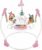 COSTWAY Jumperoo per Bambini, Saltarello Neonato Altezza Regolabile (Rosa) | Centro Attività per Neonati con Sedile Girevole a 360°, 6 Giocattoli Interattivi e Suoni, 6+ Mesi (Rosa) – B0GF89G229