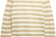 Marks & Spencer Donna a Righe Corto Maglione Ricco di Cotone – vestibilità Regolare – B0GHSBBM6M