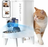 PETKIT YumShare Solo 2 Distributore Automatico di Cibo per Gatti con Telecamera HD 1080p, Riconoscimento Multiplo Gatti, Funzioni AI, Wi-Fi 2.4/5 GHz, Capacità 3L, Ciotola in Acciaio Inossidabile – B0GSZ7CWWH