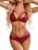 Avidlove Set Intimo da Donna Set Intimo Sexy in Pizzo Babydoll Lingerie per Reggiseno Push up e Slip Halter Lingerie da Donna con Scollo a V – B0D6YMZM8N