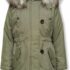 Giacca con Cappuccio per Bambini Foderato in Pile Calda Cappotto – B0HF12YLH4