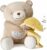 APUNOL Carillon Neonati, Peluche per Nanna, Luce Notturna Bambini Ricaricabile USB Regalo Neonate Giocattolo Teddy con Sensore di Pianto, Proiettore Stele e Rumori Bianchi – B08BR7FB9D